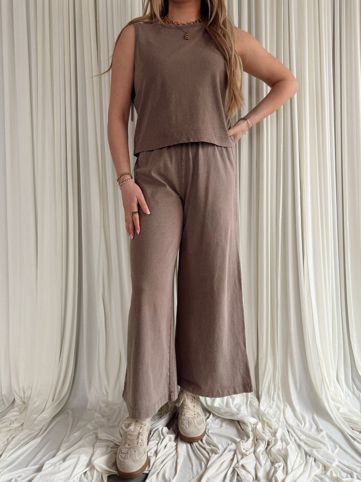 Z-Supply Scout Jersey Crop Flare Pant Perfectly