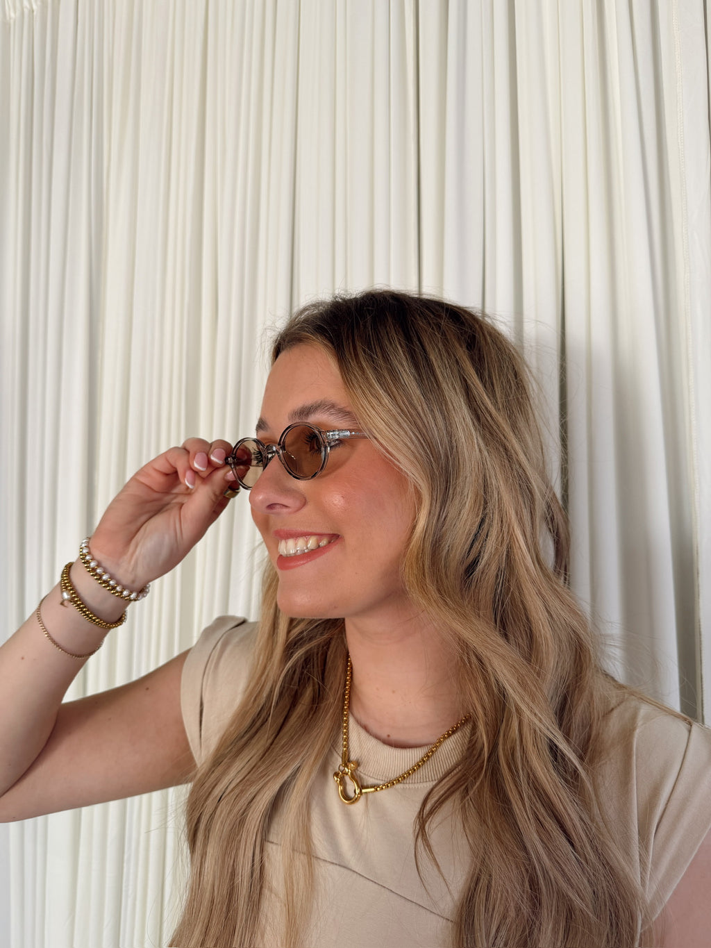 Oval Lens Sunglasses