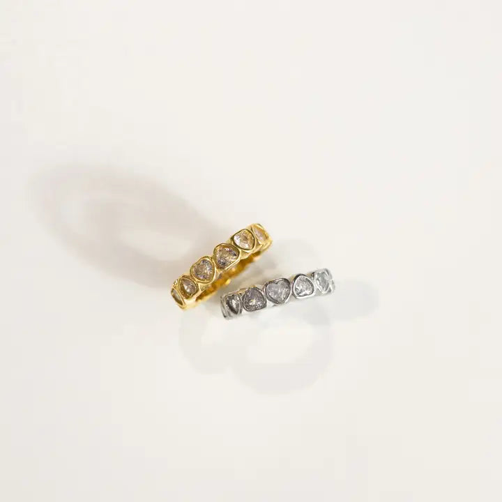 Rynlee Crystal Heart Ring