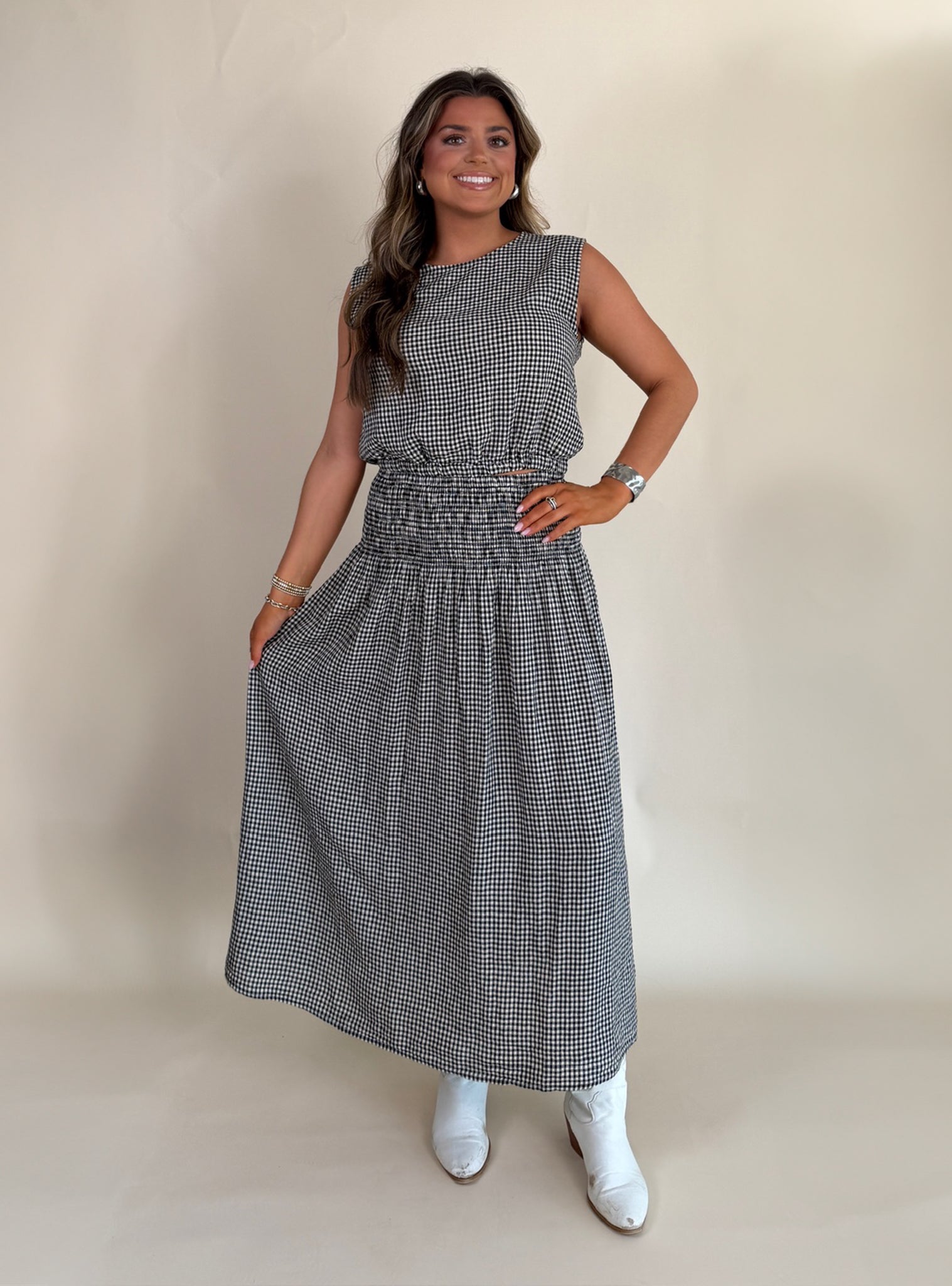 Brooke Gingham Skirt