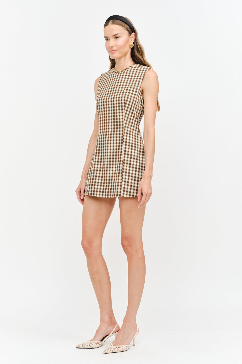 Clementine Mini Gingham Dress