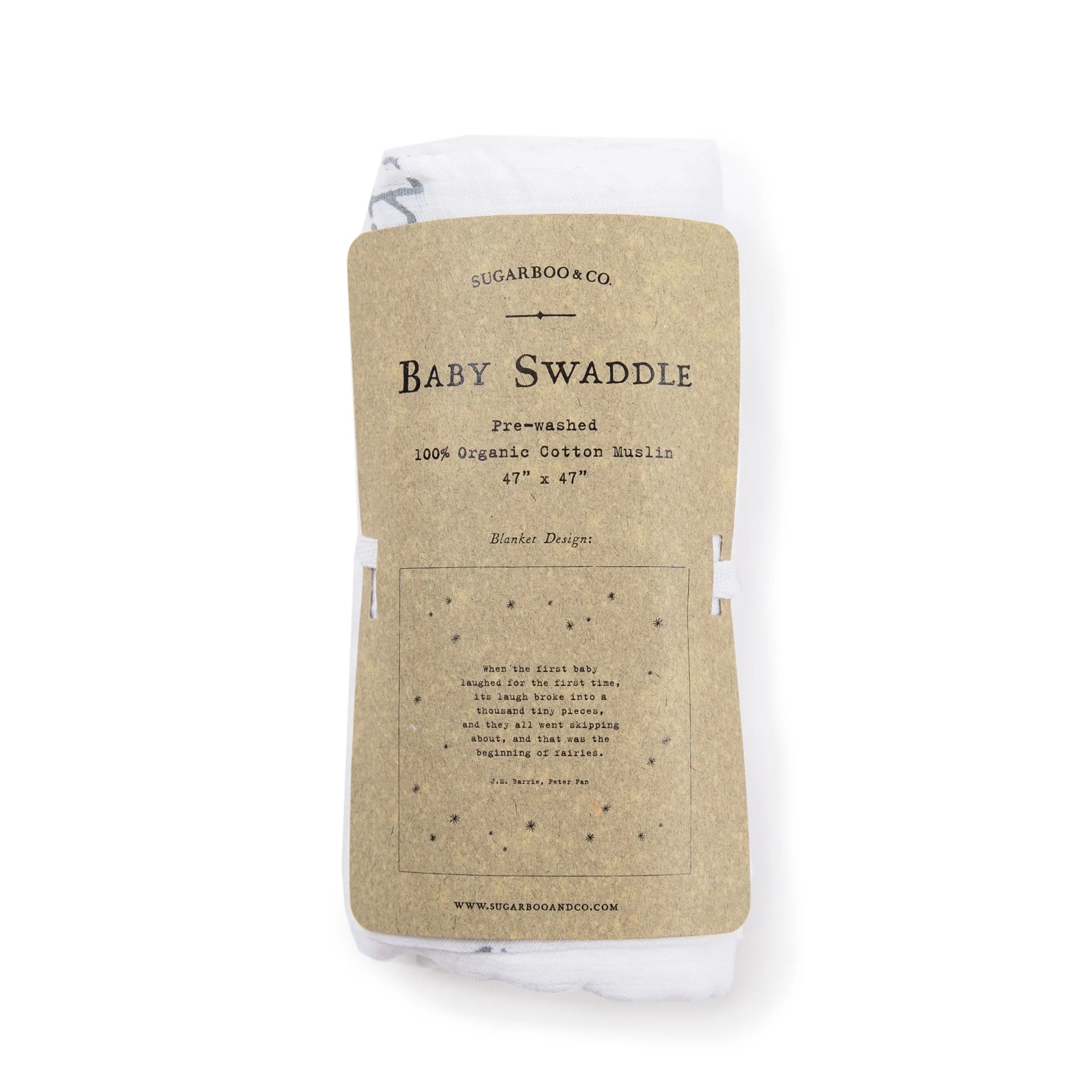 SW111 When the First Baby Laughed Swaddle Blanket