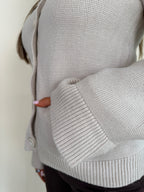 Crewneck Flair Sleeve Sweater