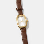 Vintage Embossed Square Watch