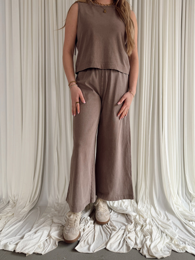 Z-Supply Scout Jersey Crop Flare Pant Perfectly