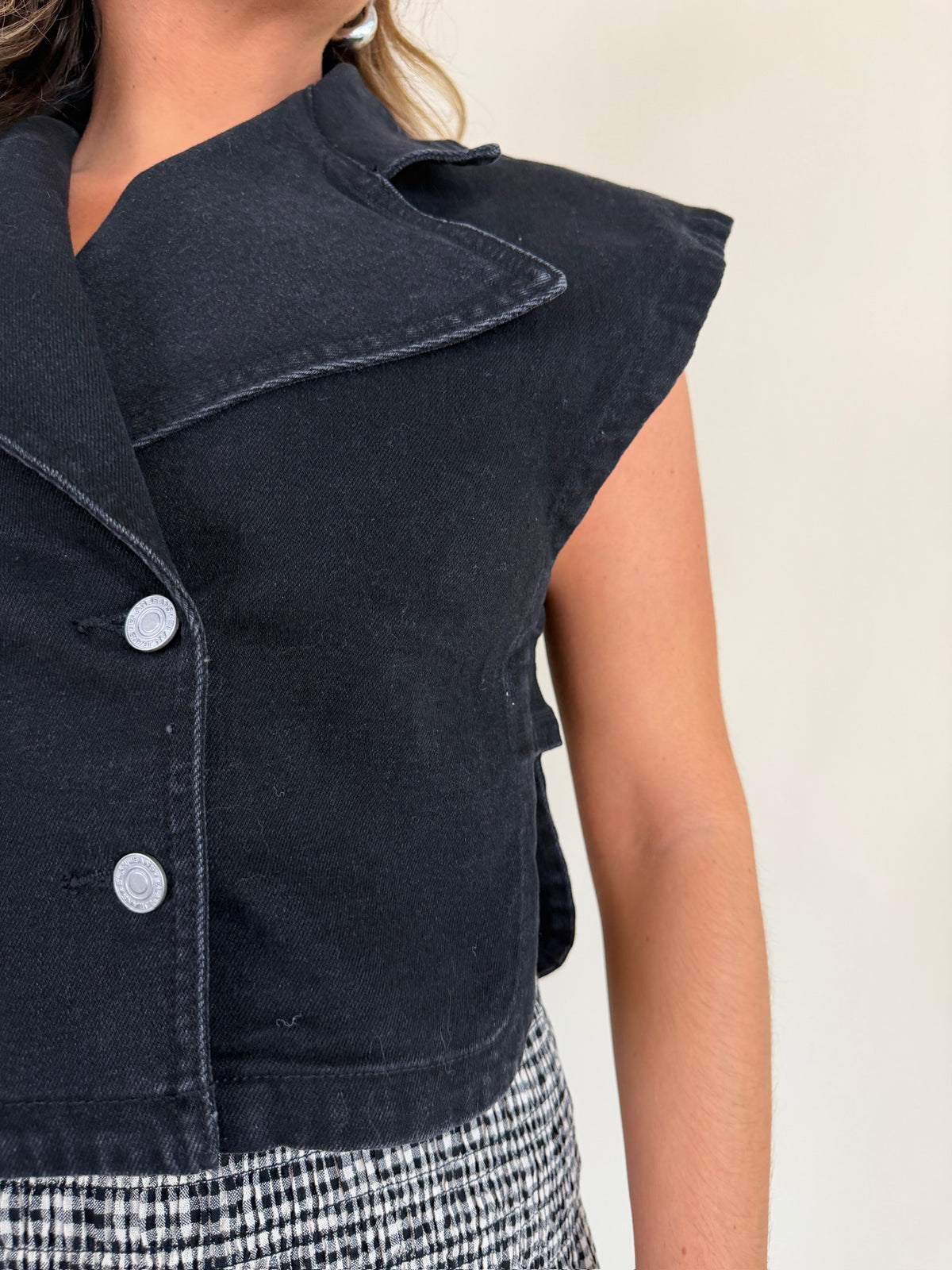 Double Button Vest