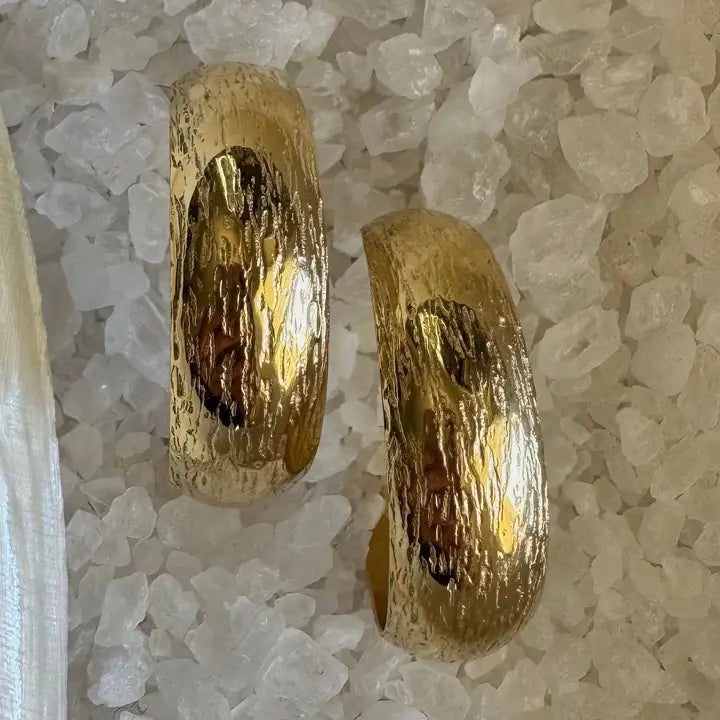 Margot Textured Hoops