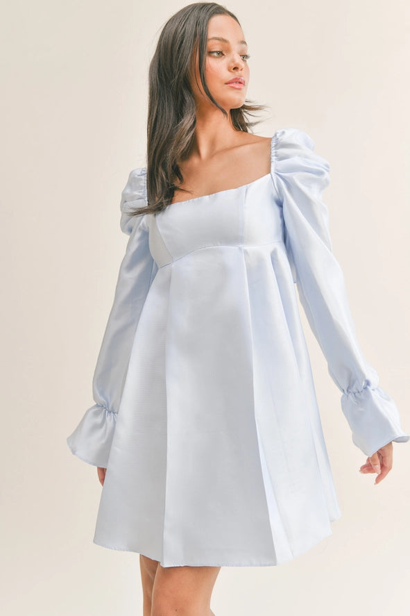 Babydoll Puff Sleeve Dress