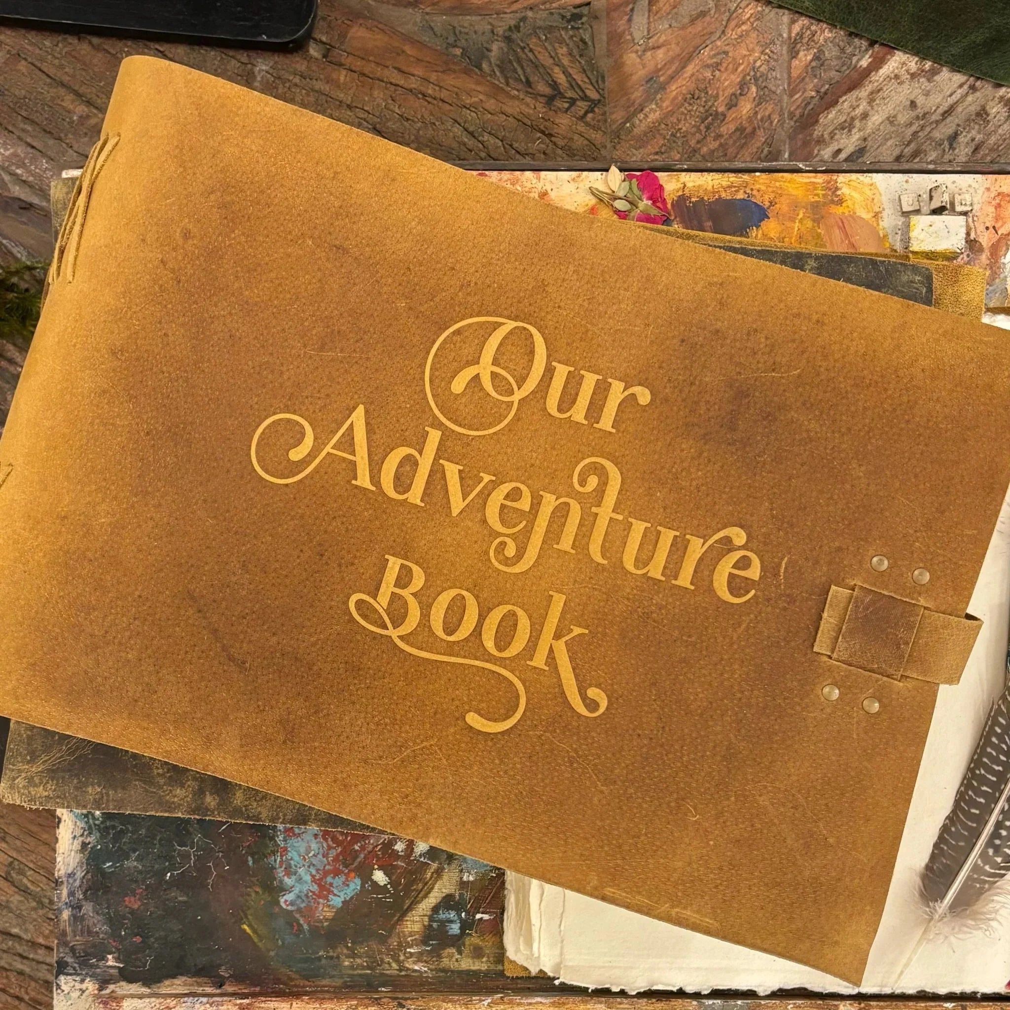 Fawn Embossed Adventure Guest Book | LJ232