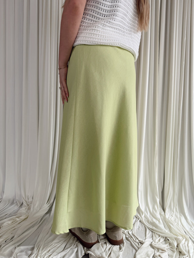 Everyday A-Line Midi Skirt