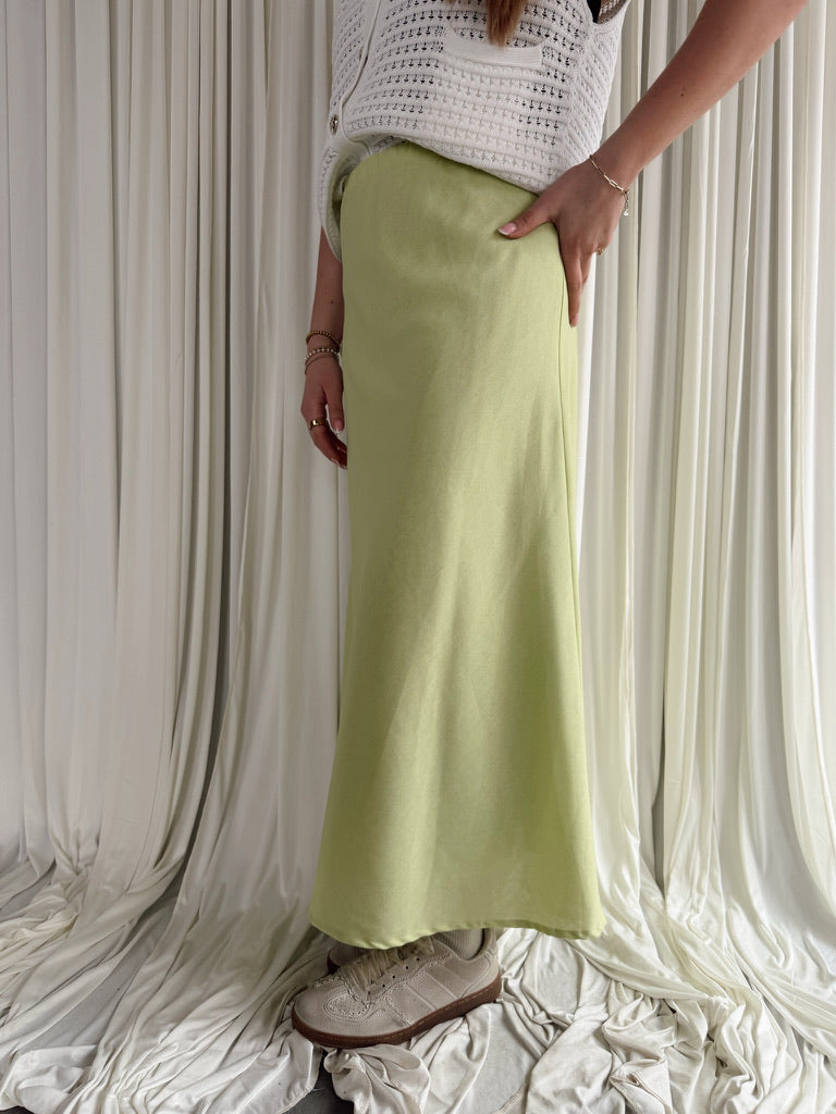 Everyday A-Line Midi Skirt