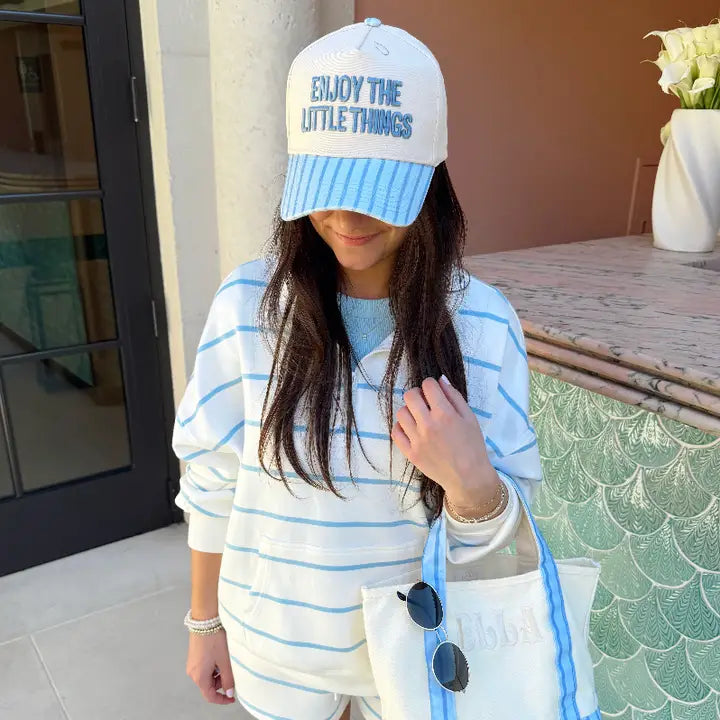Enjoy the Little Things Vintage Trucker Hat