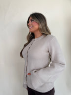 Crewneck Flair Sleeve Sweater