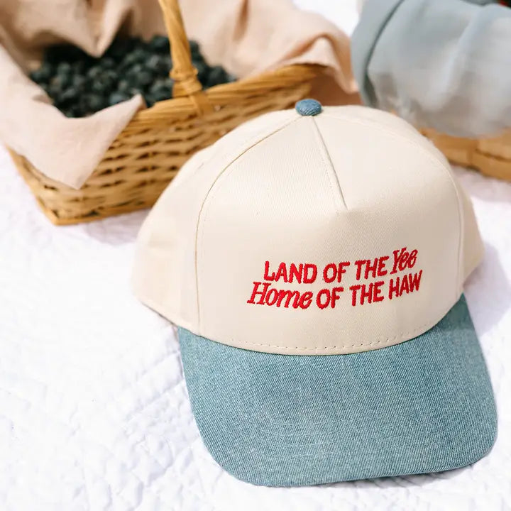 Land of the Yee Home of the Haw Denim Hat