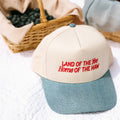 Land of the Yee Home of the Haw Denim Hat