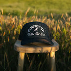 Cowboy Up Follow the Lord Denim Hat