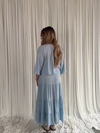 Tiered Midi Skirt