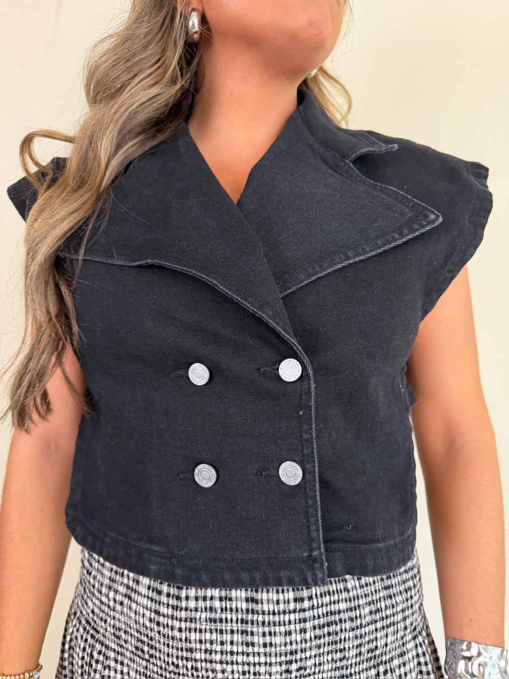 Double Button Vest