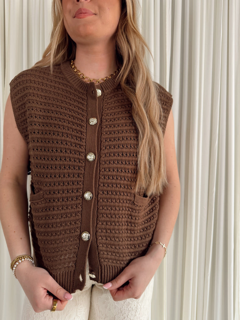 Ayla Sweater Vest – Seven & James