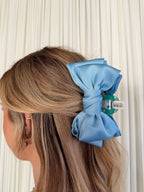 Satin Bow Claw Clip
