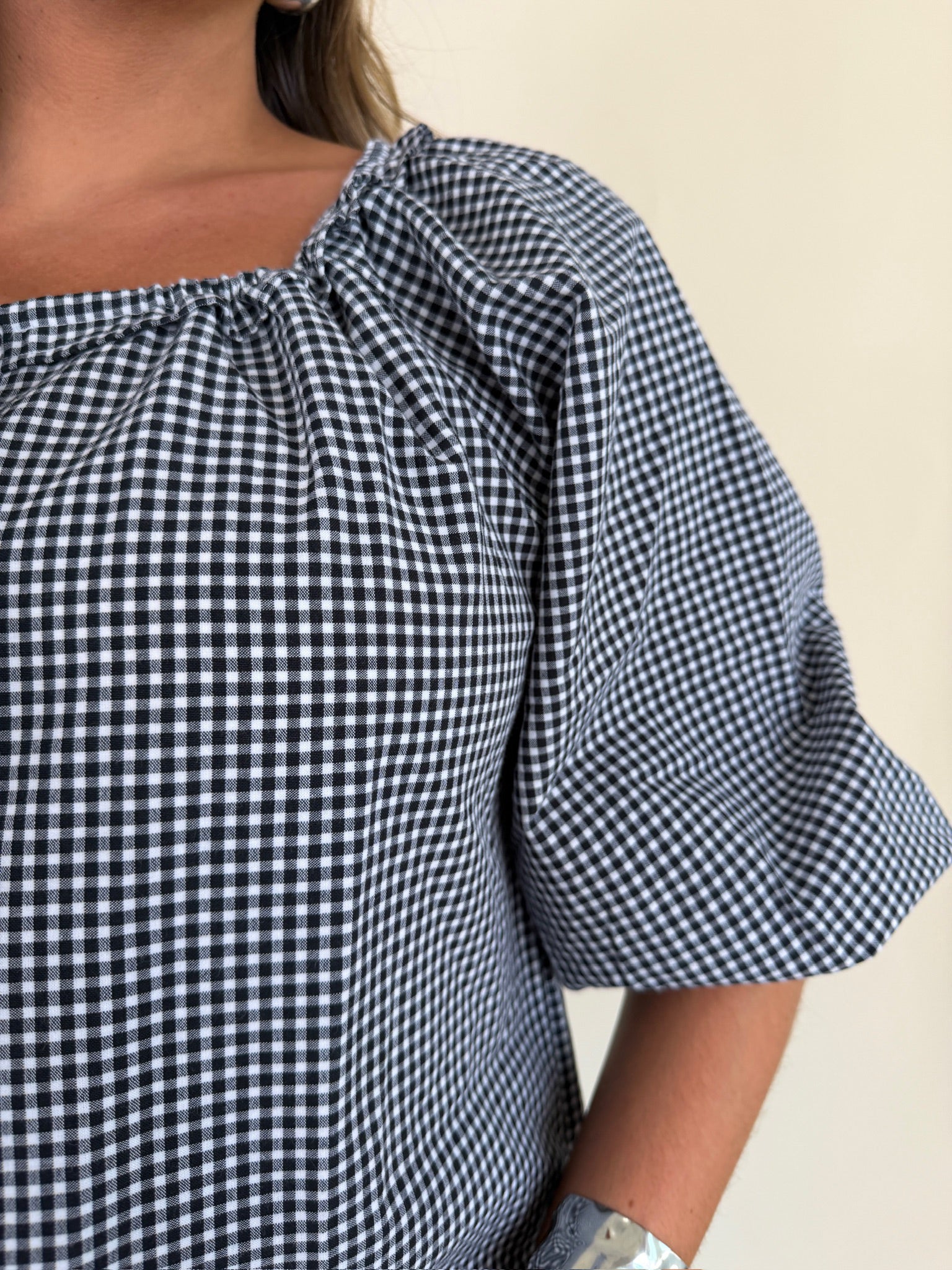 Gingham Blouse