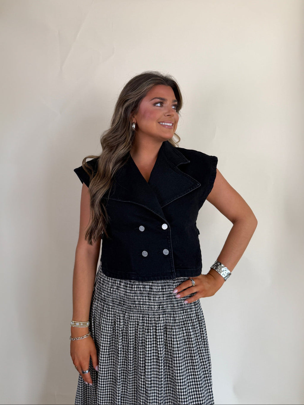 Double Button Vest