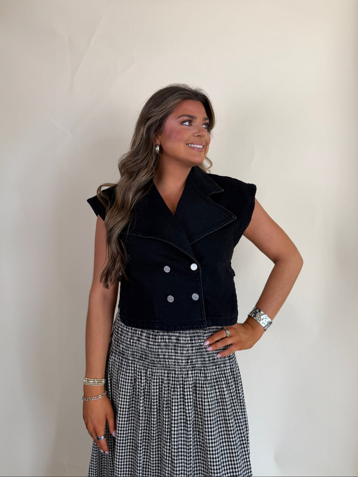 Double Button Vest
