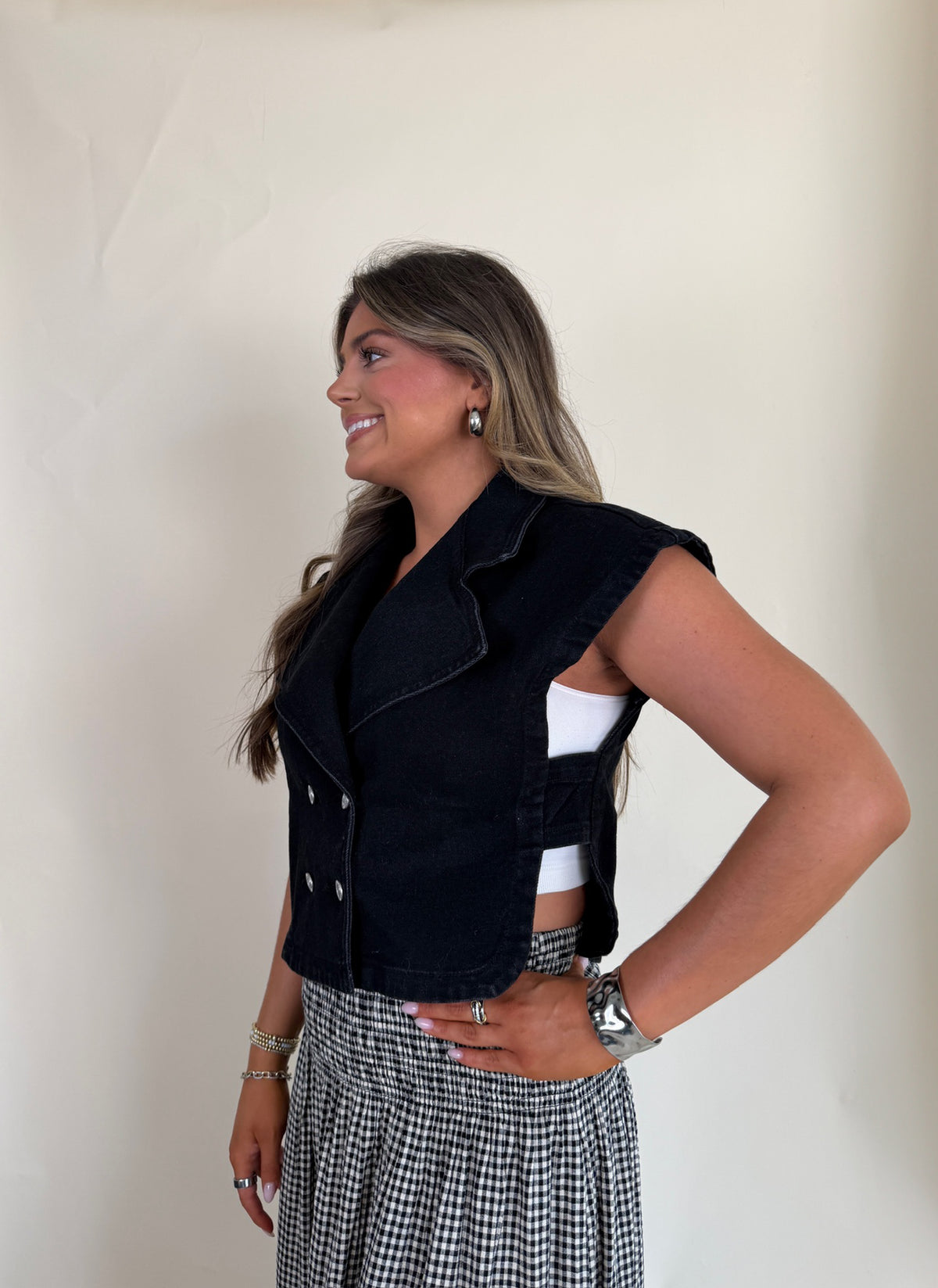 Double Button Vest