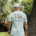 Short Sleeve Tee - Flying Mallards - Sky Blue