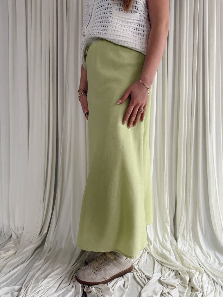 Everyday A-Line Midi Skirt