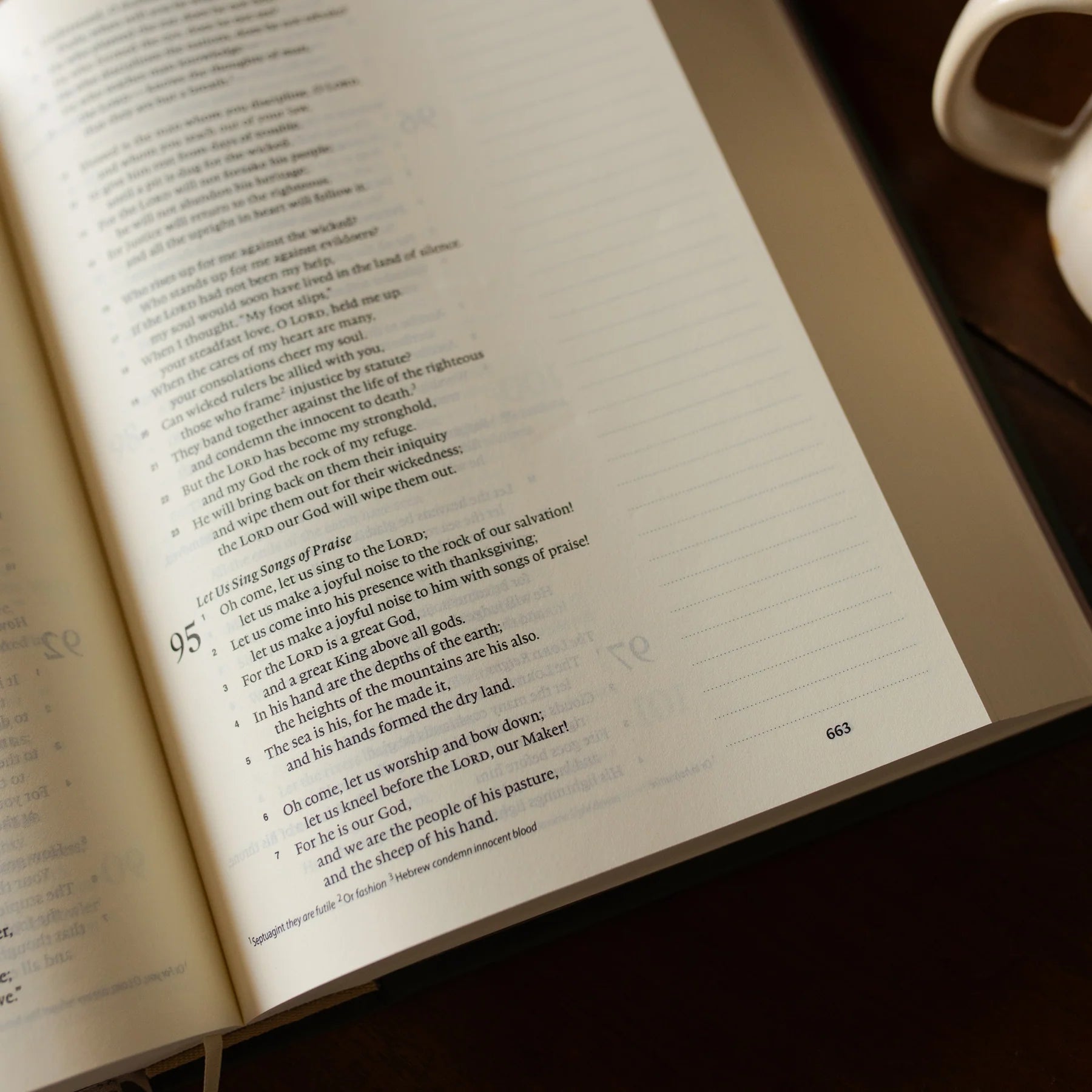 ESV Single Column Journaling Bible - Clover