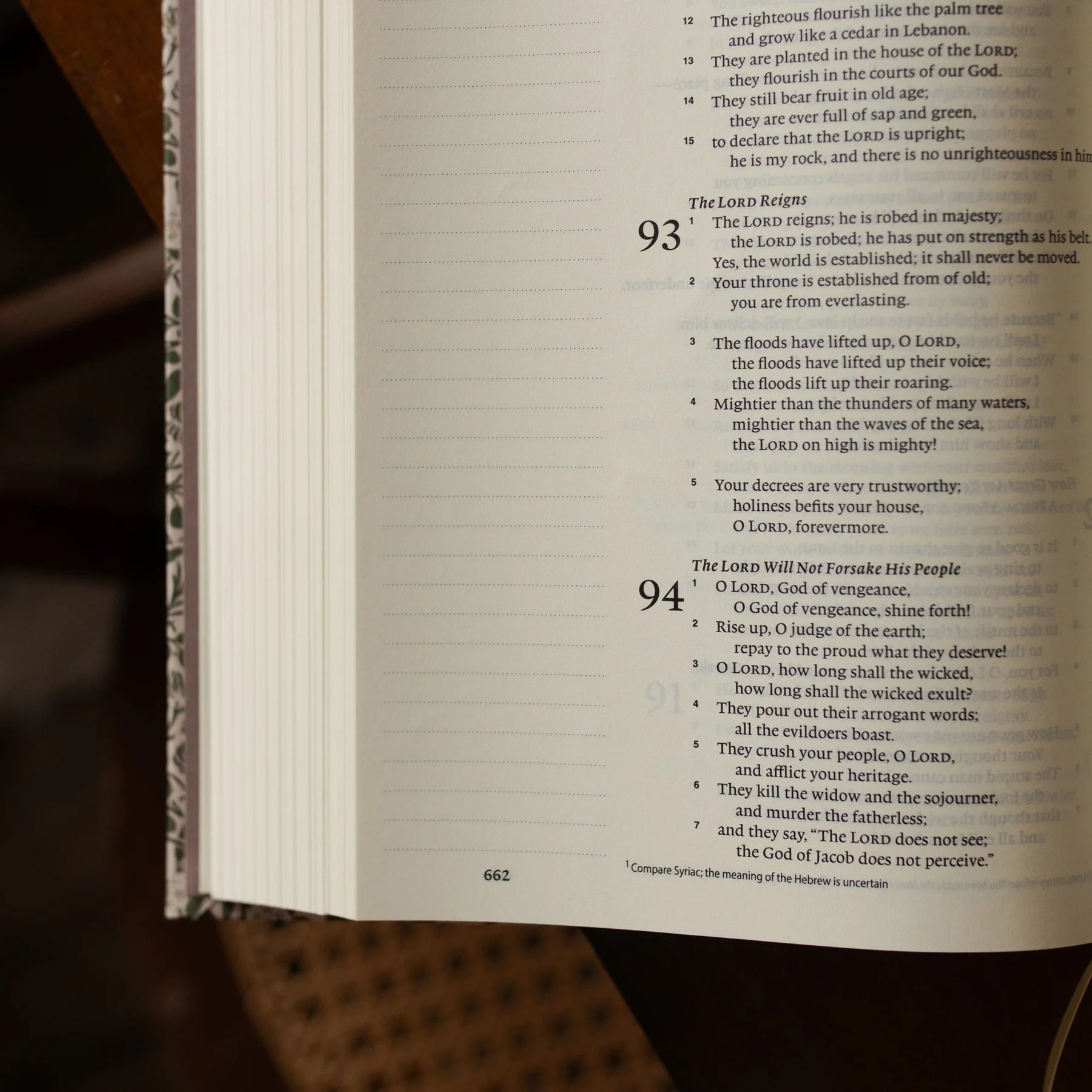 ESV Single Column Journaling Bible - Clover