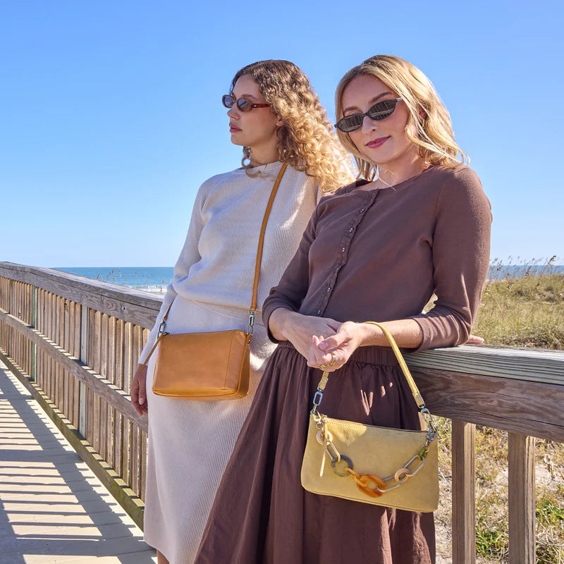 Darcy Crossbody With Charm - Suede Leather | Twilight Fern