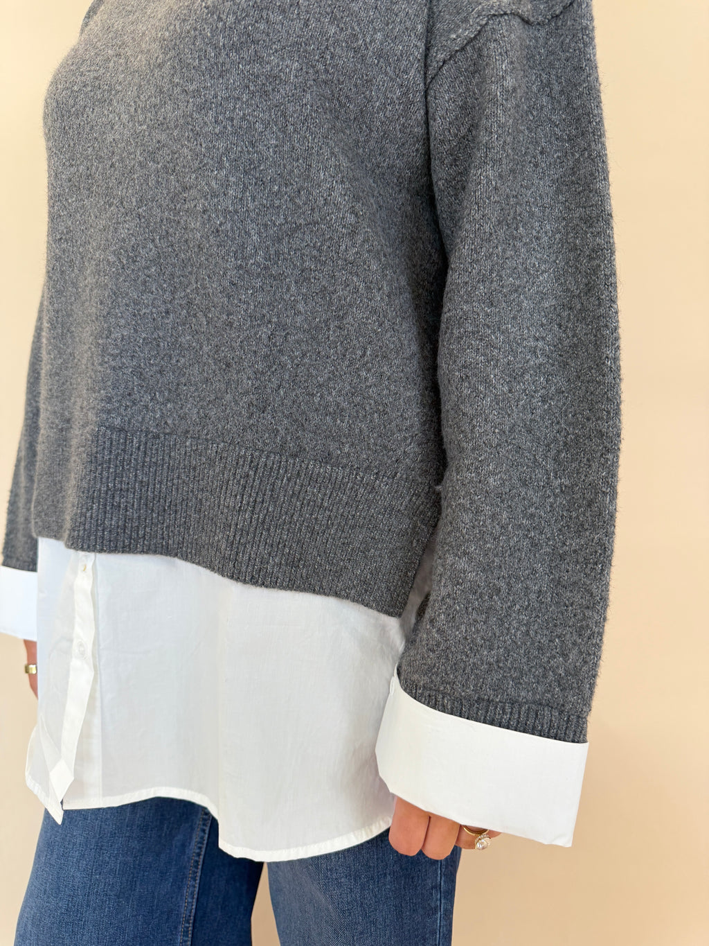 High Neck Knit Top
