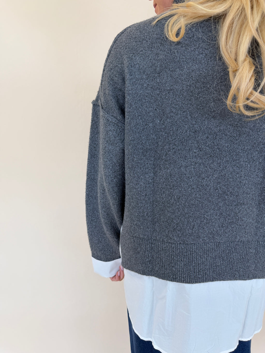 High Neck Knit Top