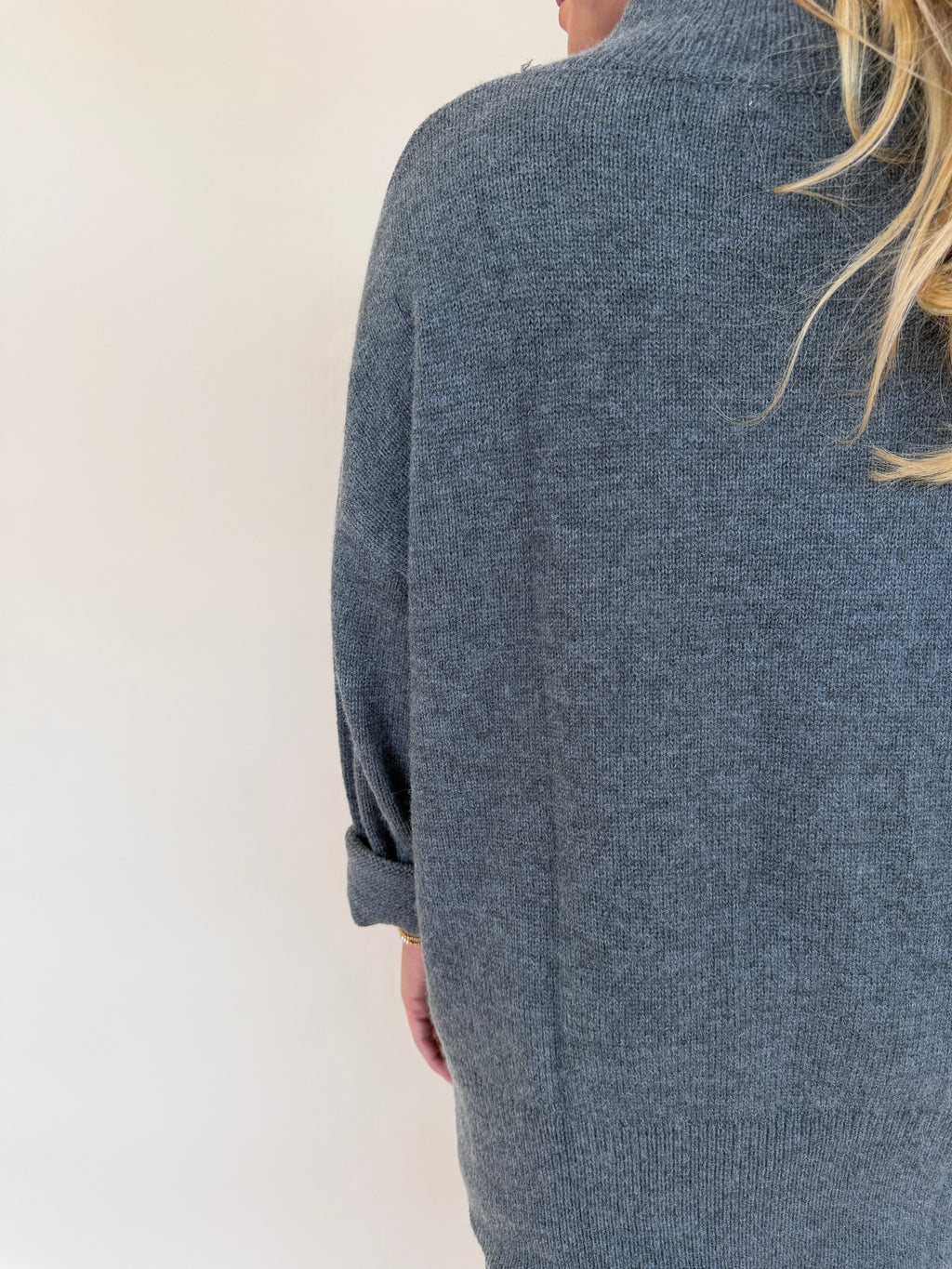Mock Neck Sweater Top