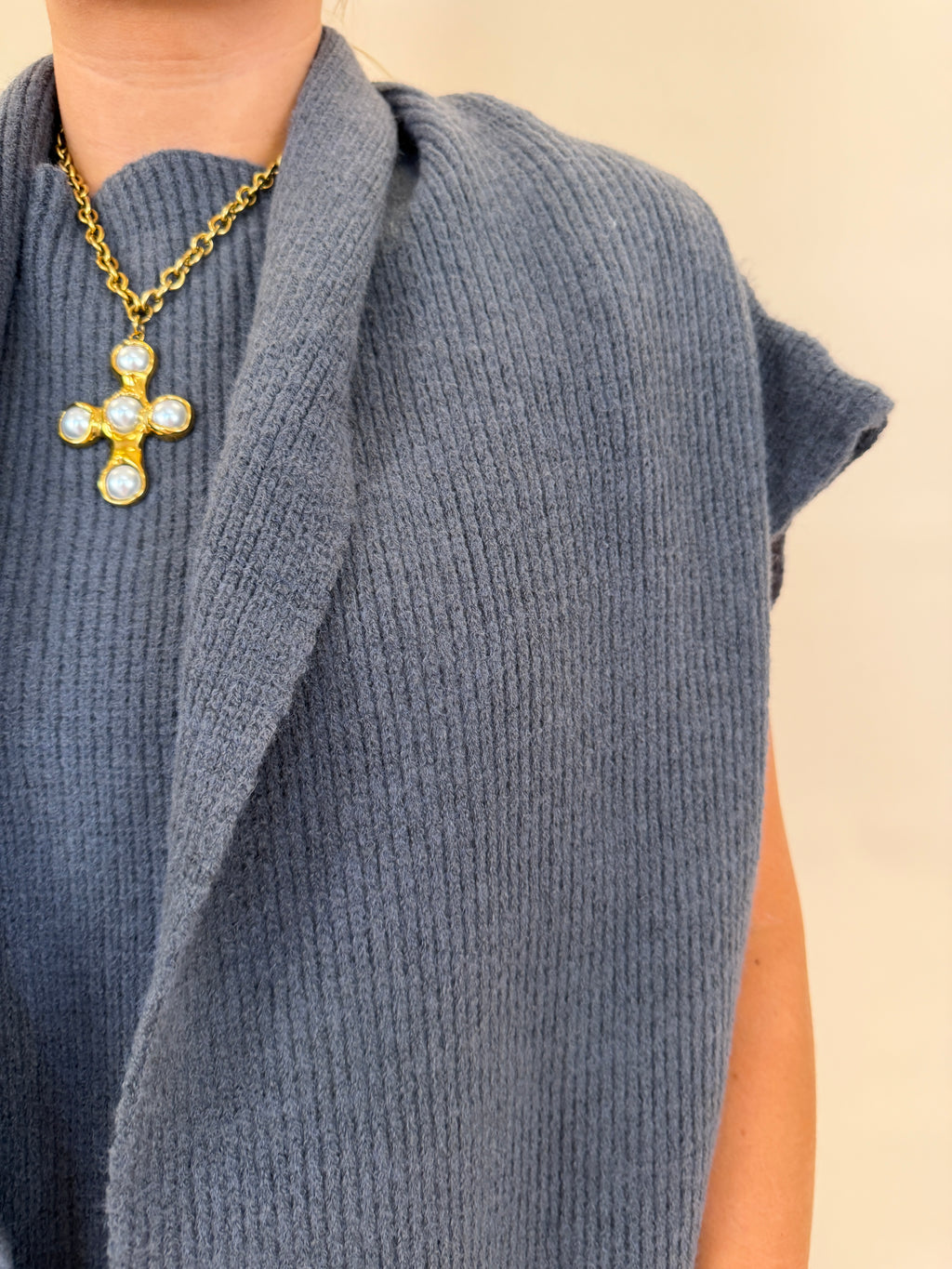Scarf Tunic Sweater