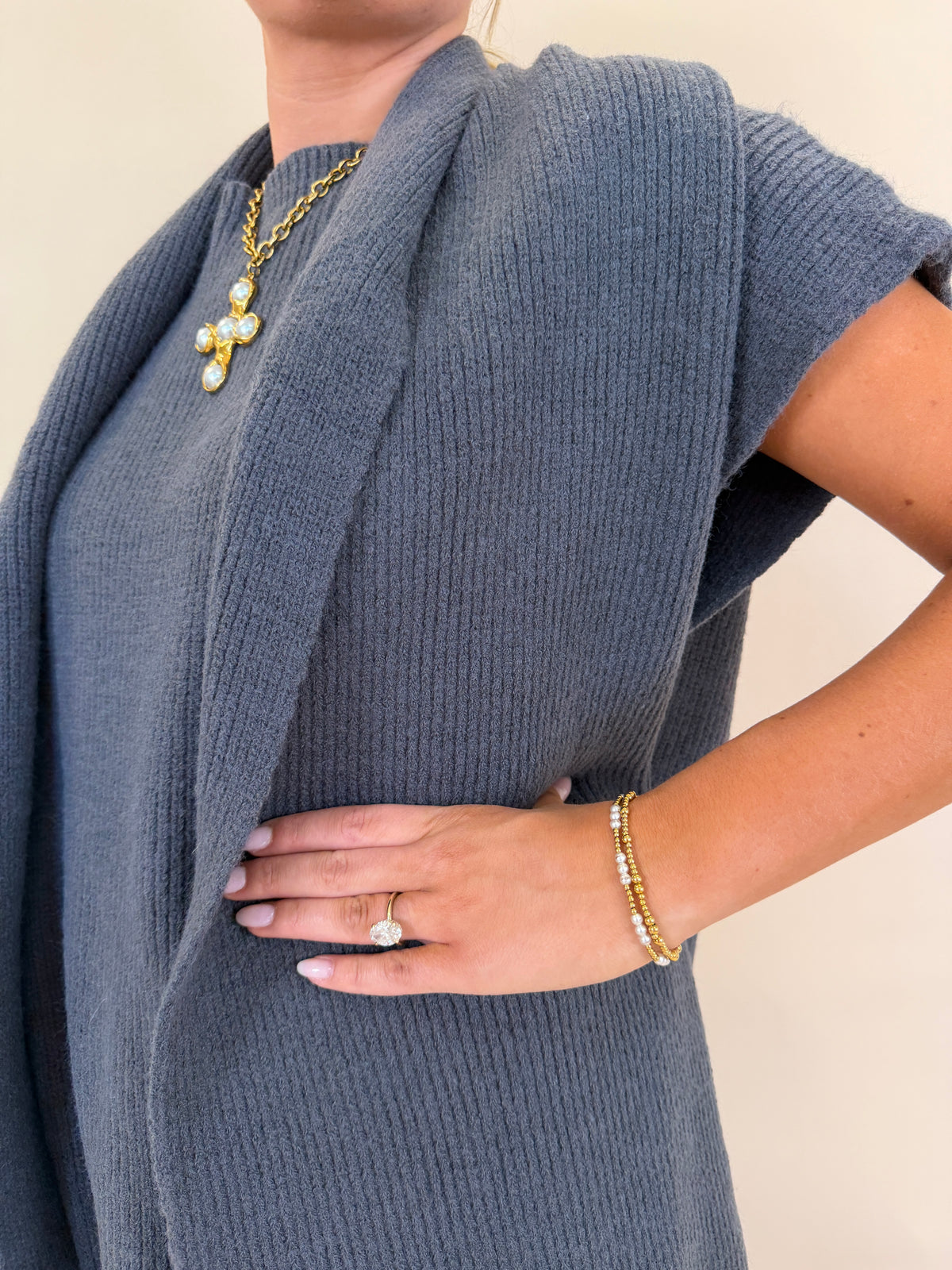 Scarf Tunic Sweater