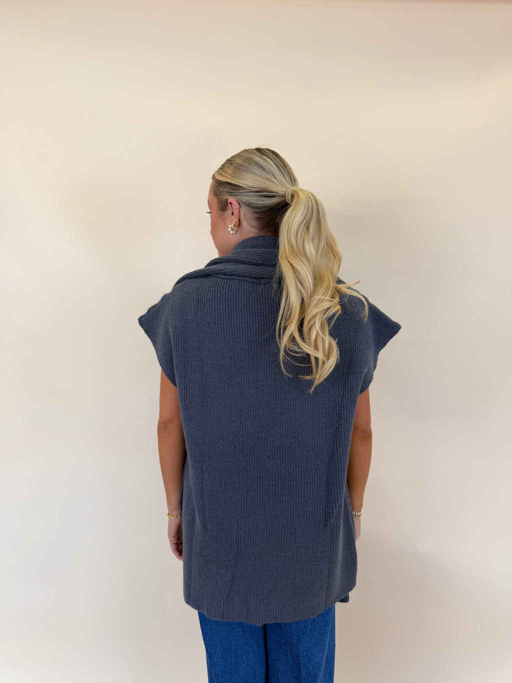 Scarf Tunic Sweater