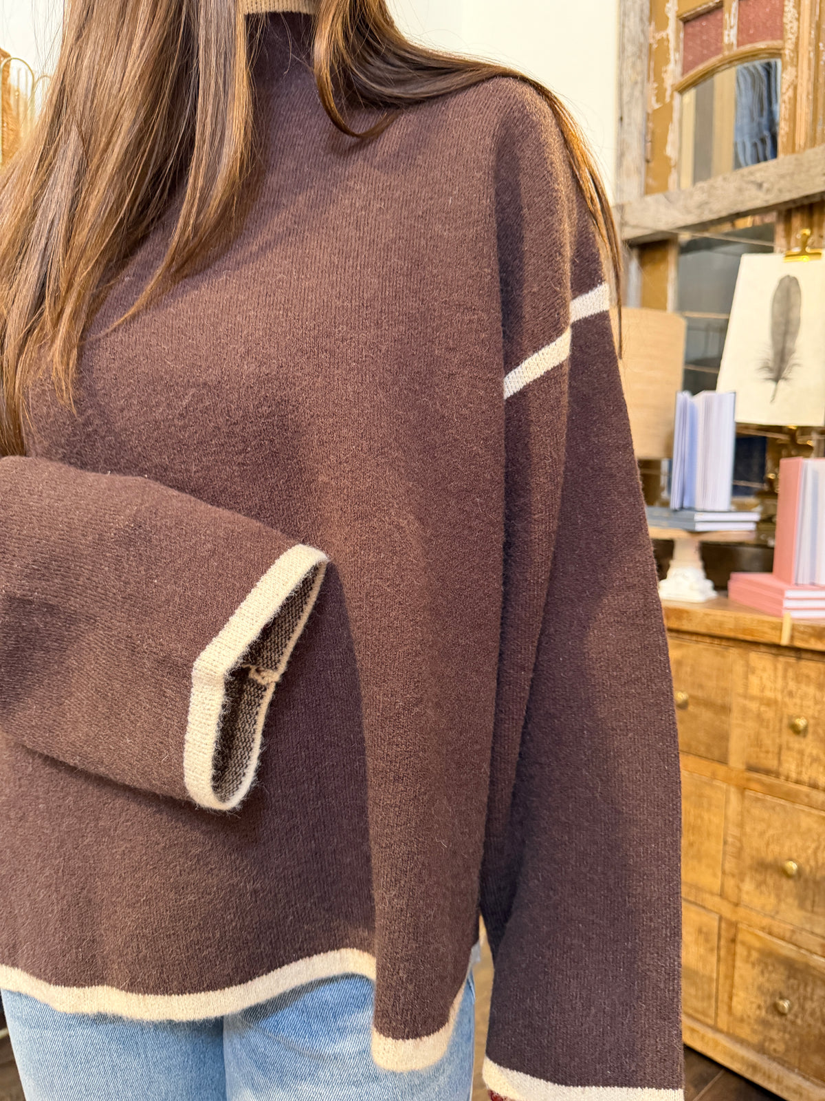 Mock Neck Sweater