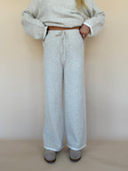 Contrast Trim Knit Pants