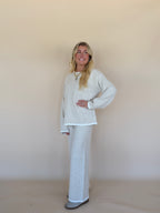 Contrast Trim Knit Pants