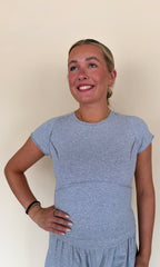 Mineral Washed Solid Cropped T-shirt