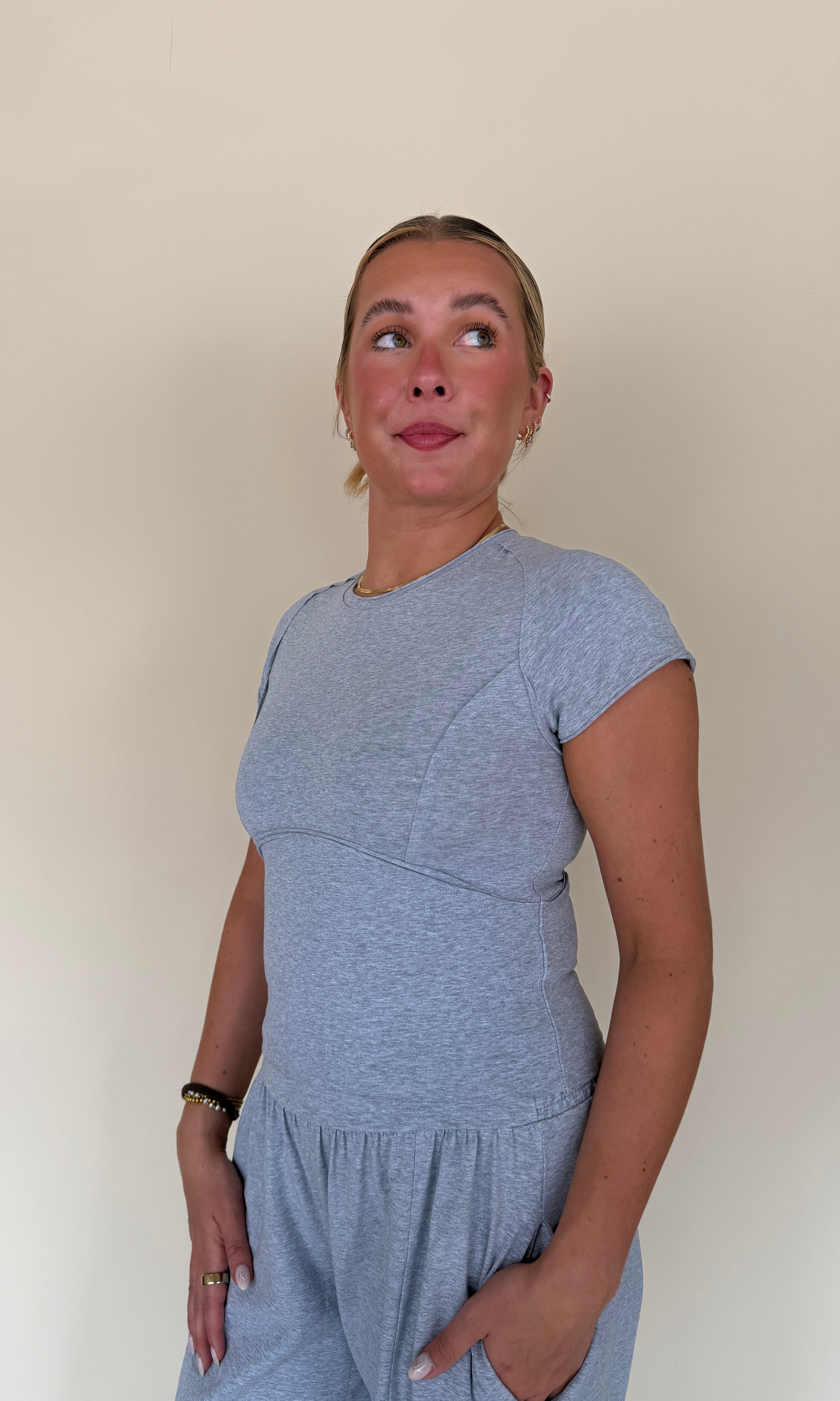 Mineral Washed Solid Cropped T-shirt