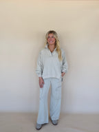Snow Washed Cargo Sweatpants