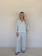 Snow Washed Cargo Sweatpants