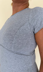 Mineral Washed Solid Cropped T-shirt