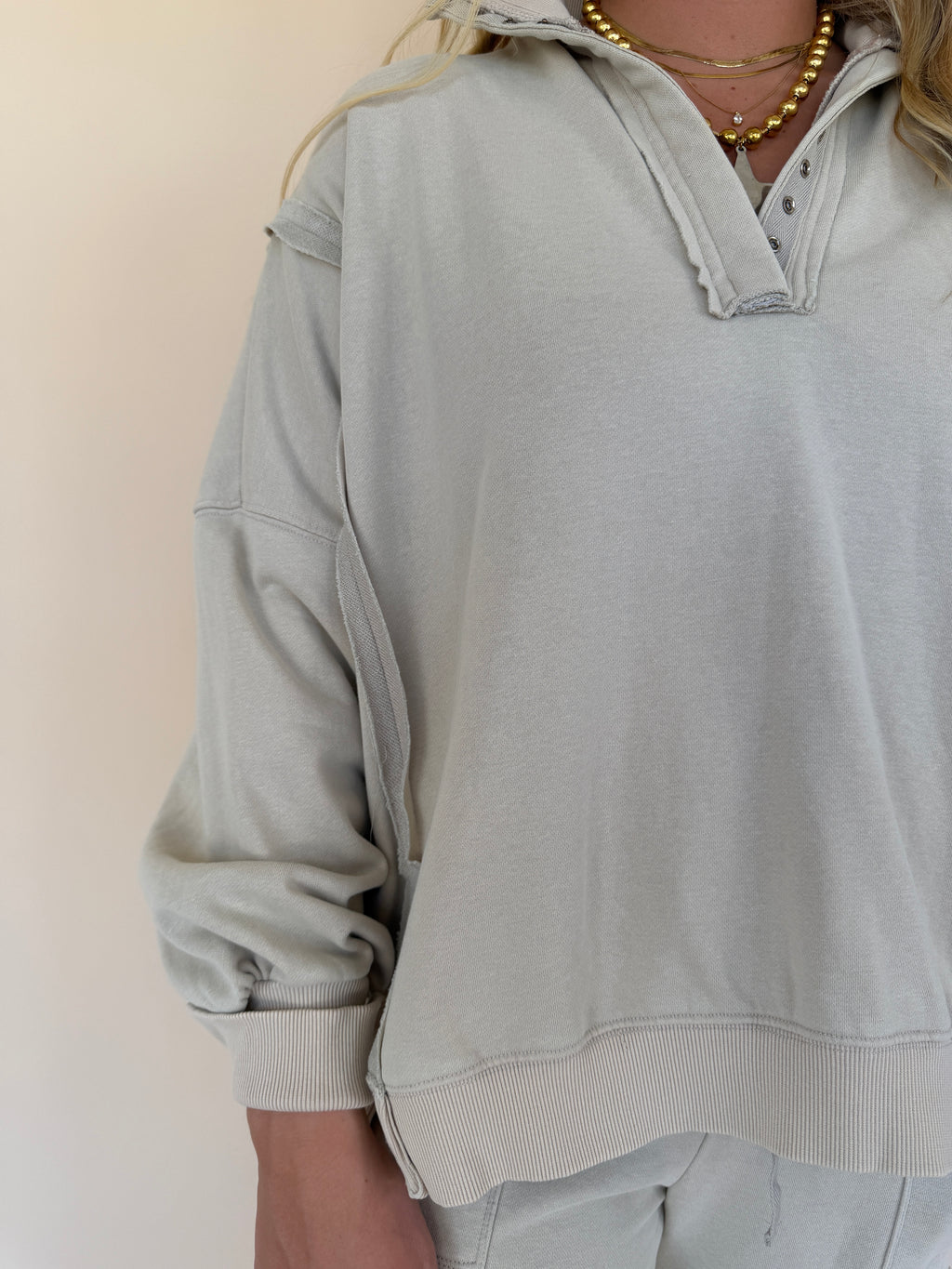 Snow Washed Pull Over