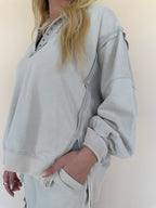 Snow Washed Pull Over