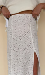 Emrie Eyelet Skirt